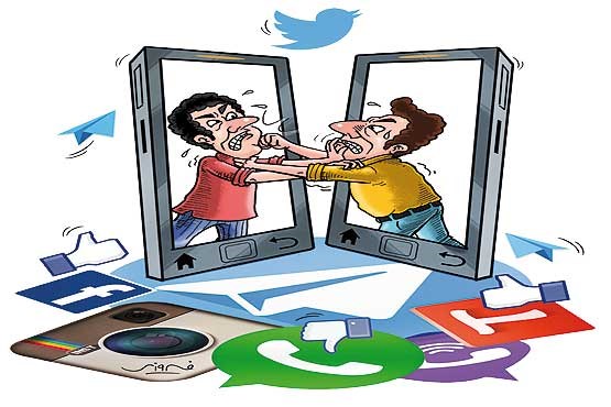 پرخاشگری در فضای مجازی